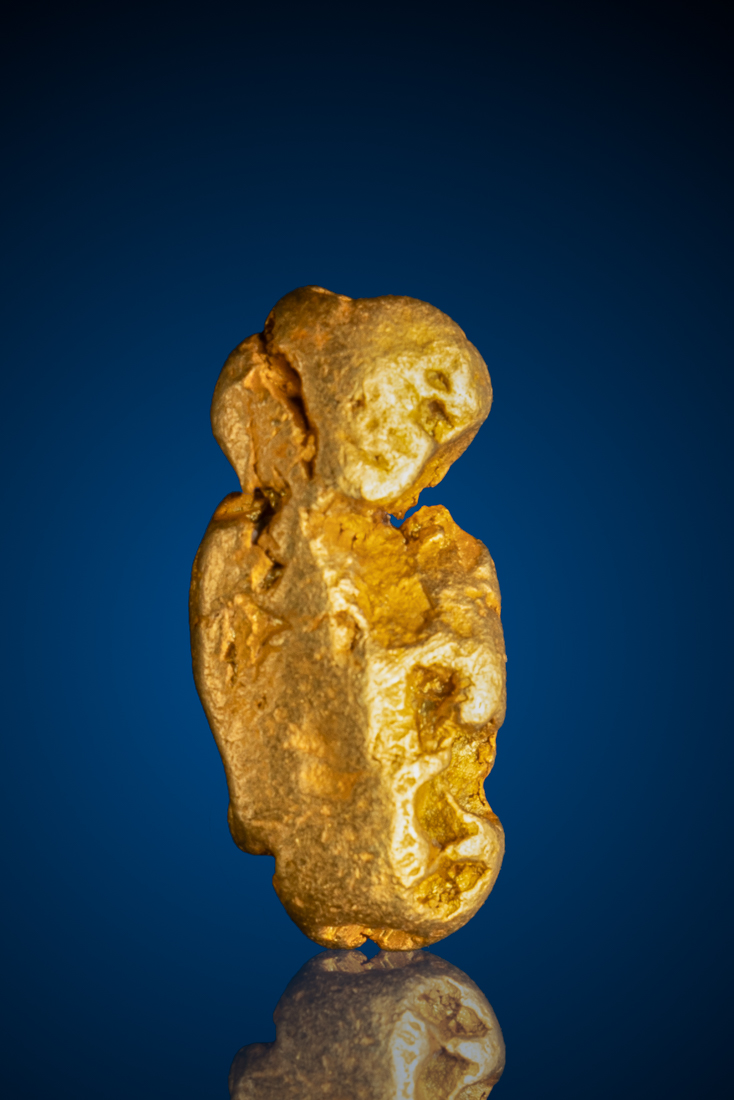 (image for) Rare Unusual Shape Natural Gold Nugget - American River, CA - 7.95 grams